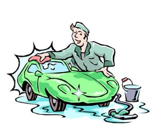 Hand wash your vehicle